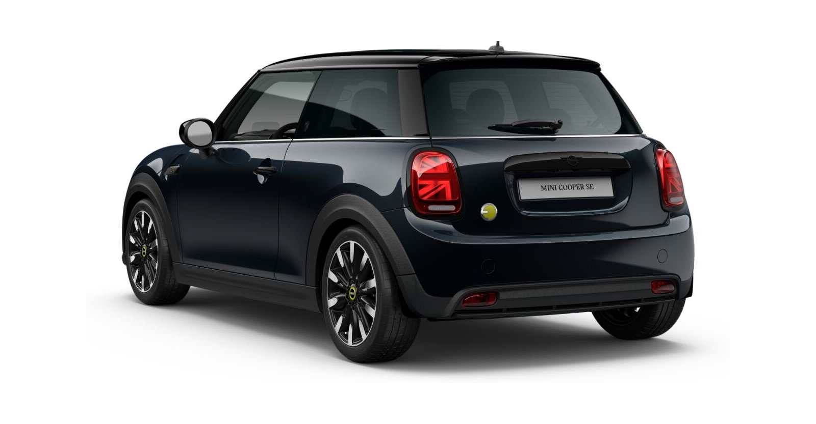 MINI MINI 3-Türer in Schwarz von hinten