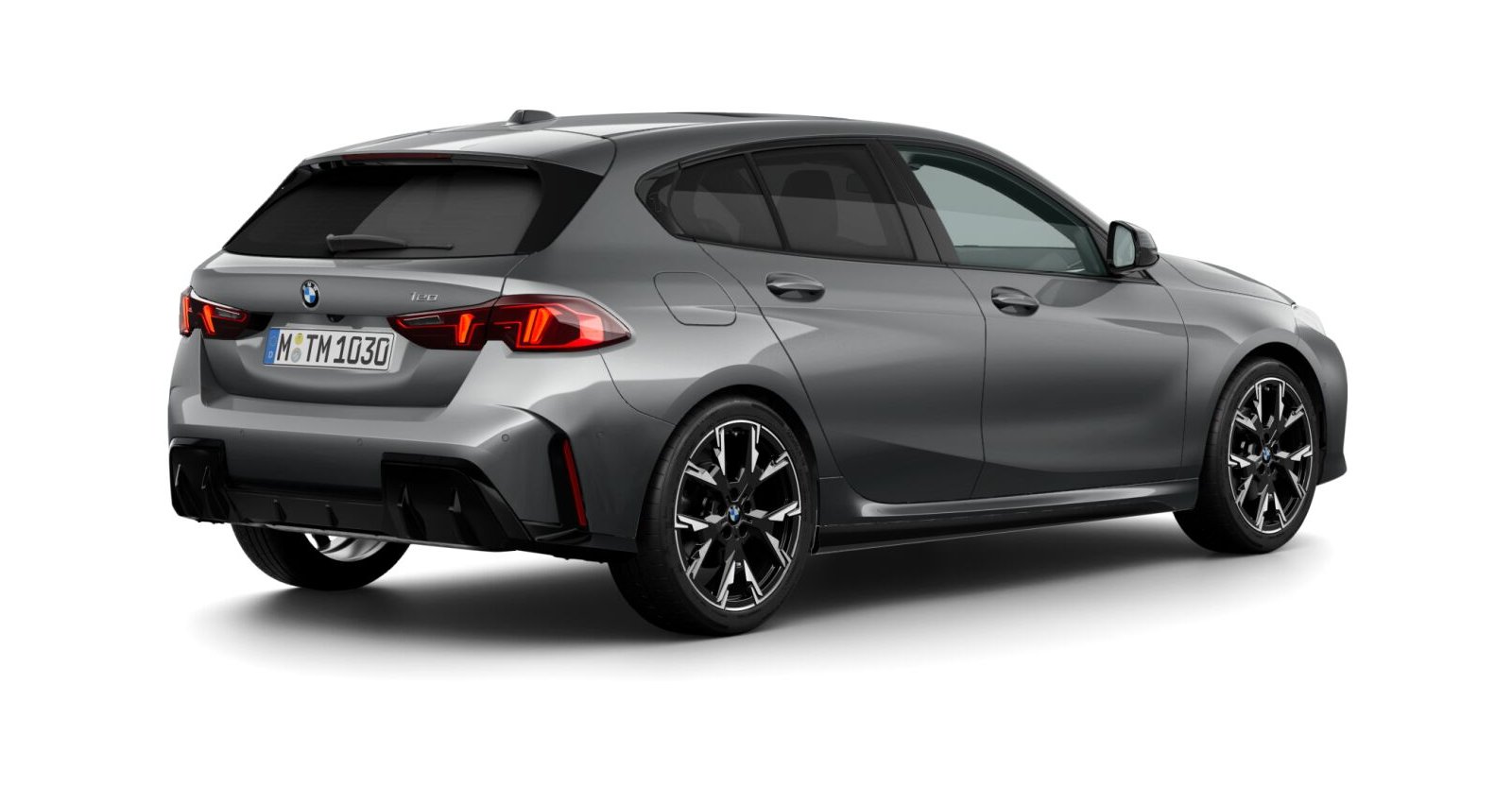 BMW BMW 1er in Grau von hinten