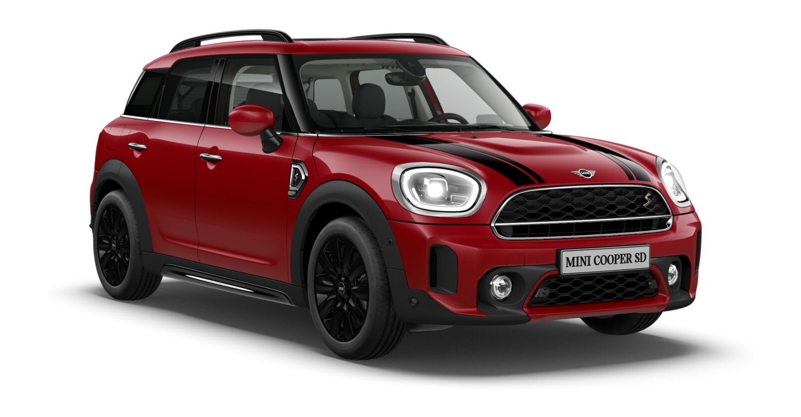 MINI Cooper SD Countryman ALL4 in Rot von vorne