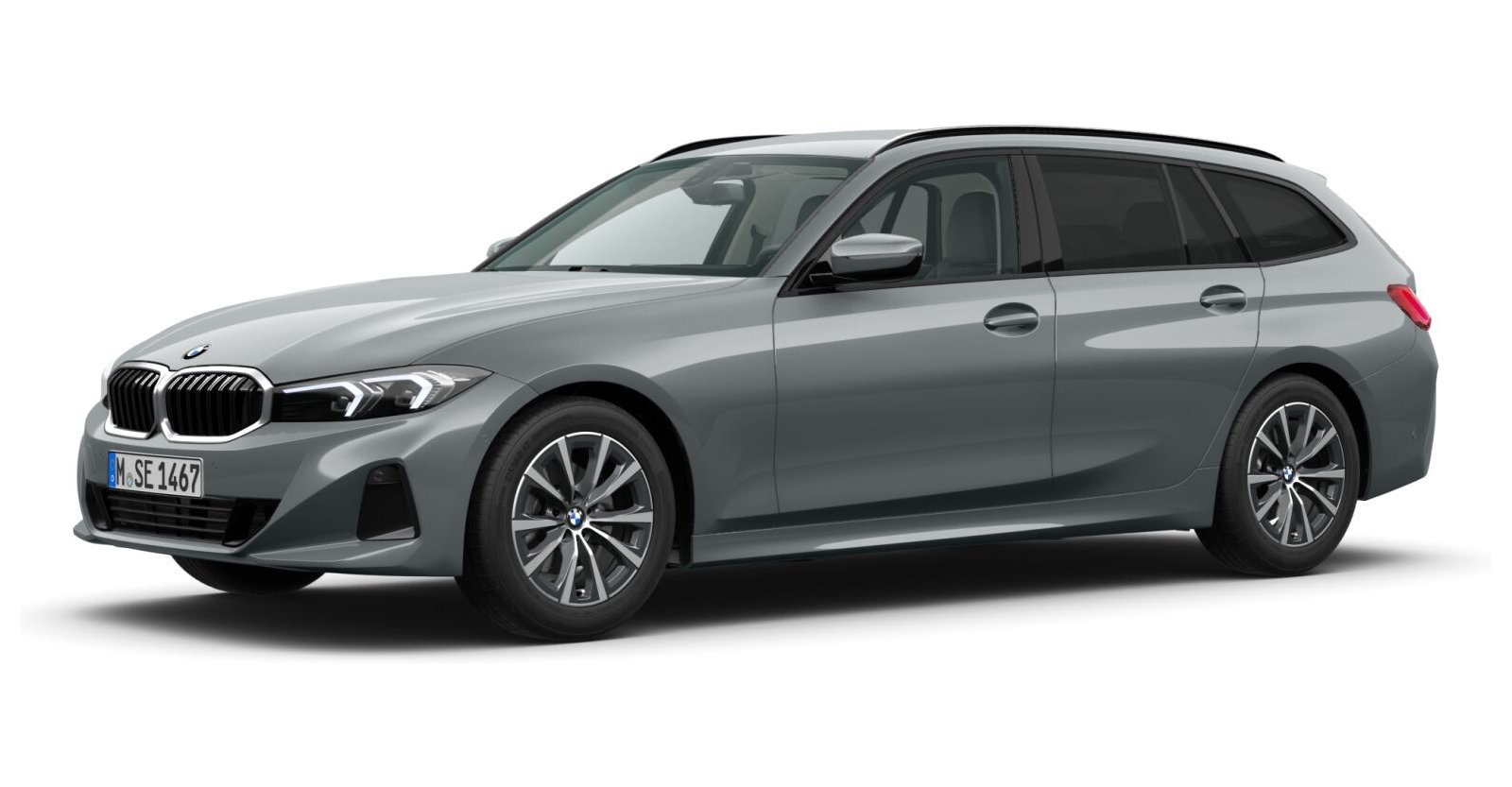 BMW BMW 3er in Grau von vorne