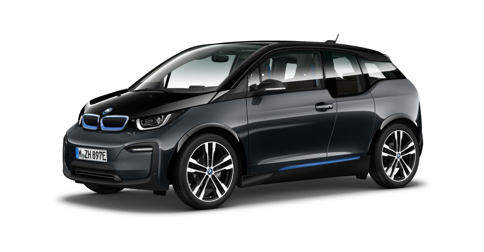 BMW BMW I in Grau von vorne BMW BMW I in Grau von vorne