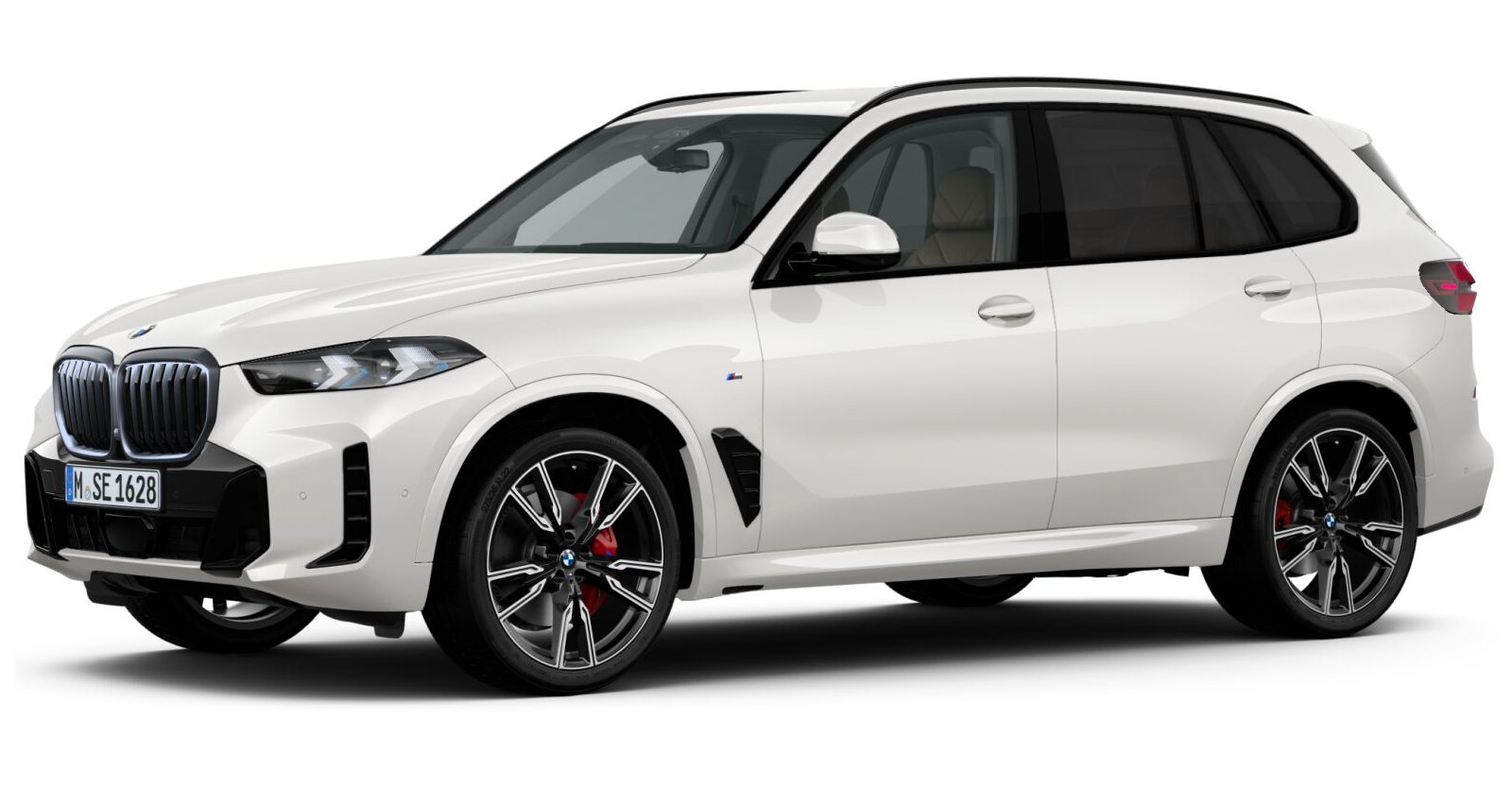 BMW X5 xDrive30d in Weiß von vorne BMW X5 xDrive30d in Weiß von vorne