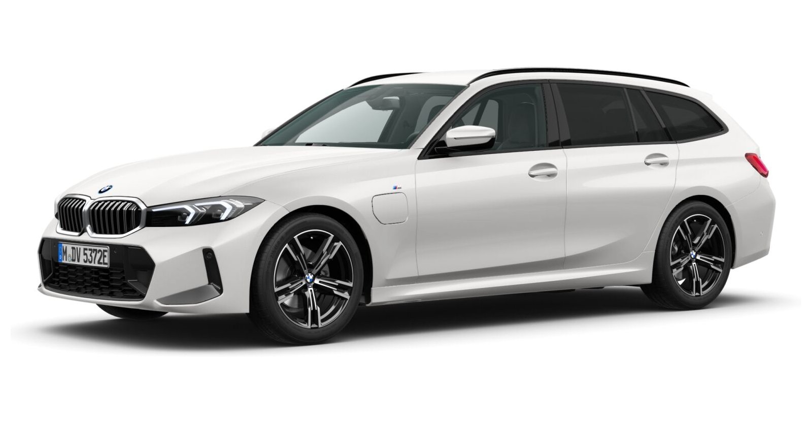 BMW BMW 3er in Weiß von vorne BMW BMW 3er in Weiß von vorne