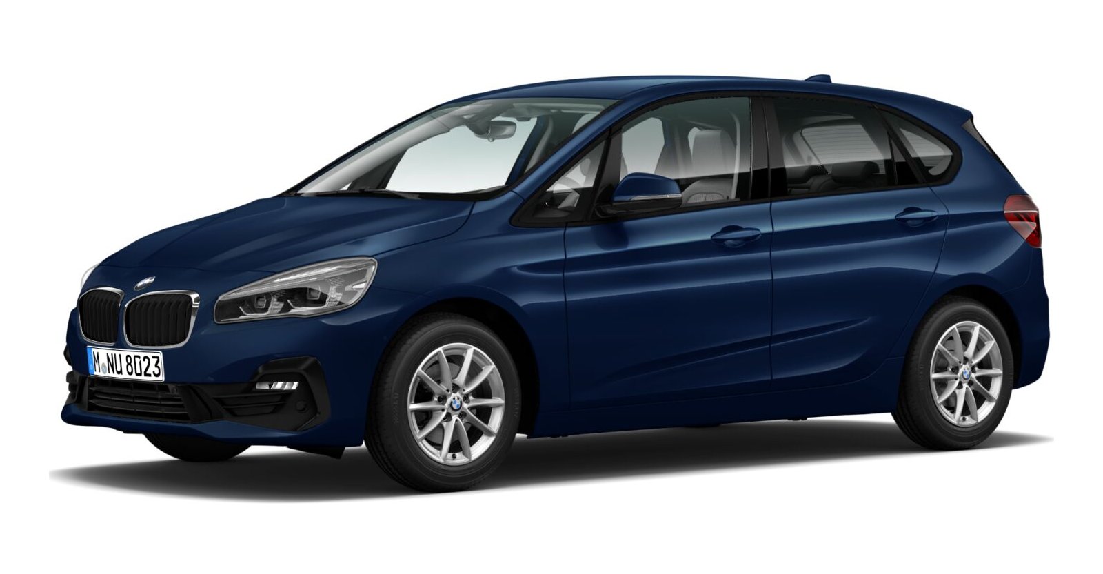 BMW BMW 2er in Blau von vorne