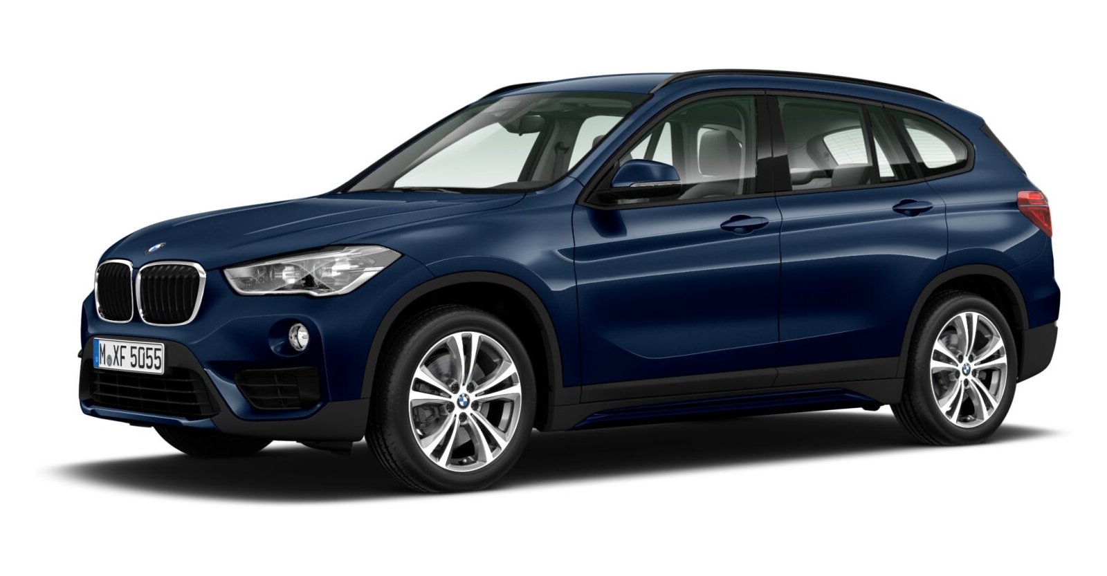 BMW BMW X in Blau von vorne BMW BMW X in Blau von vorne