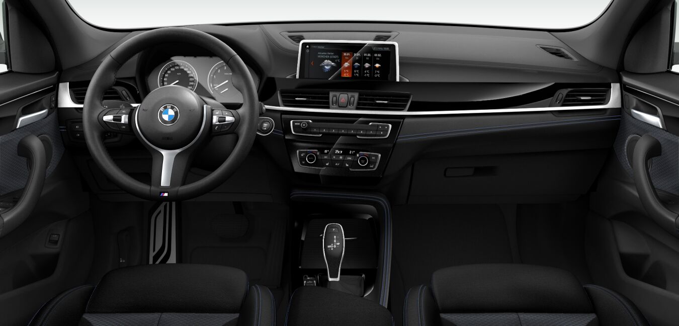 BMW BMW X im Innenraum von vorne