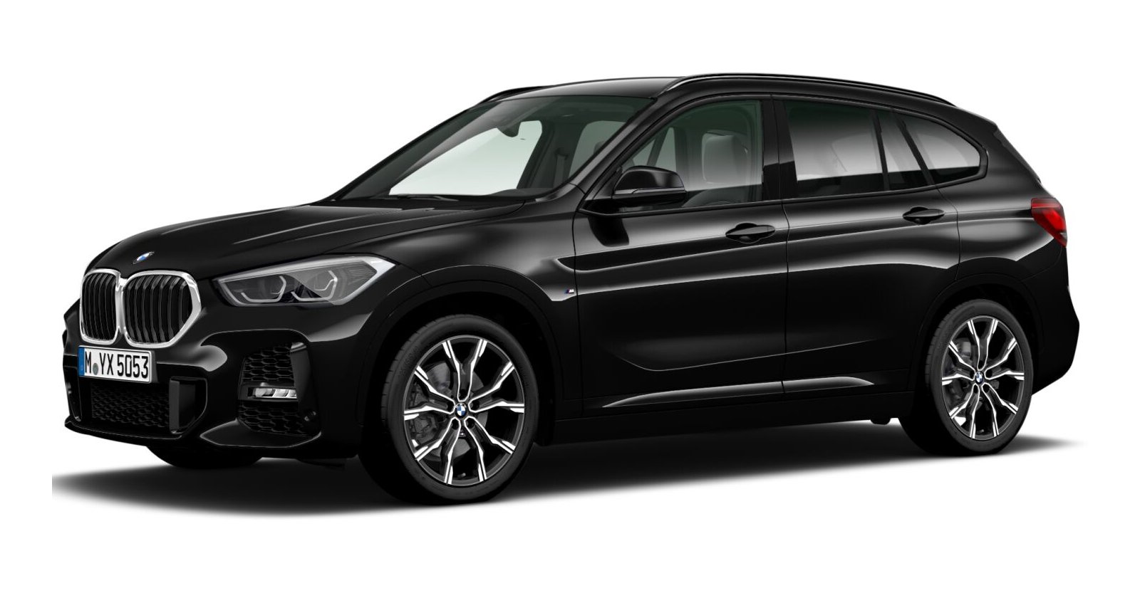 BMW BMW X in Schwarz von vorne