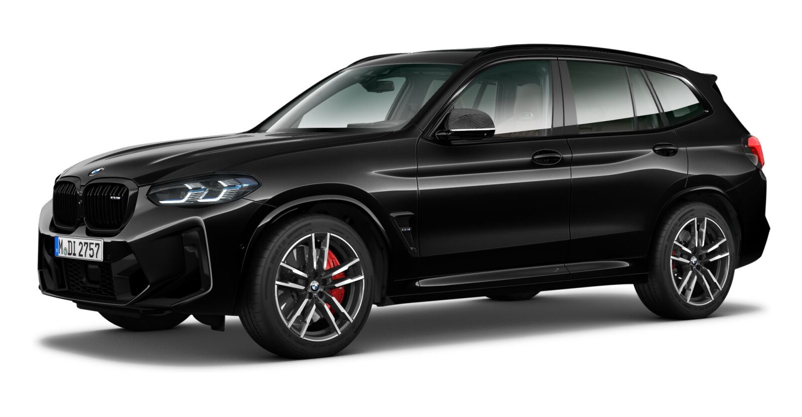 BMW BMW M in Schwarz von vorne BMW BMW M in Schwarz von vorne