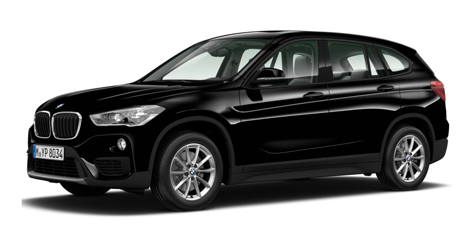 BMW BMW X in Schwarz von vorne