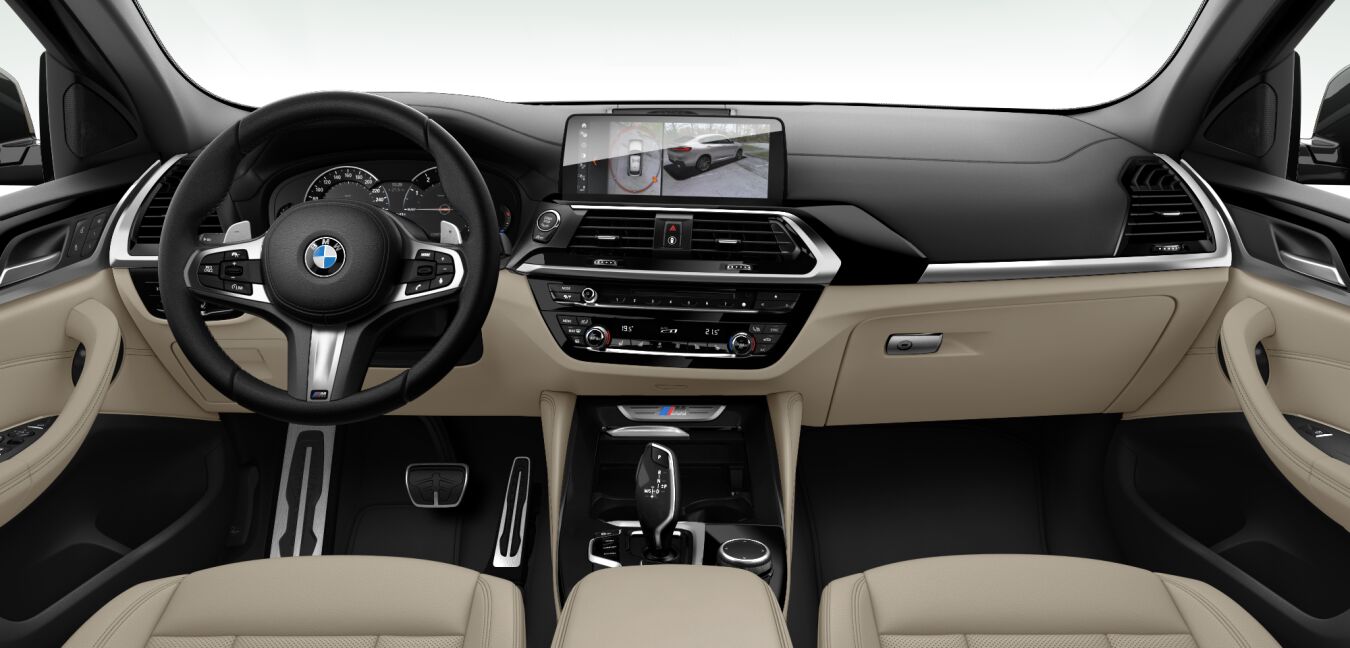 BMW BMW X im Innenraum von vorne