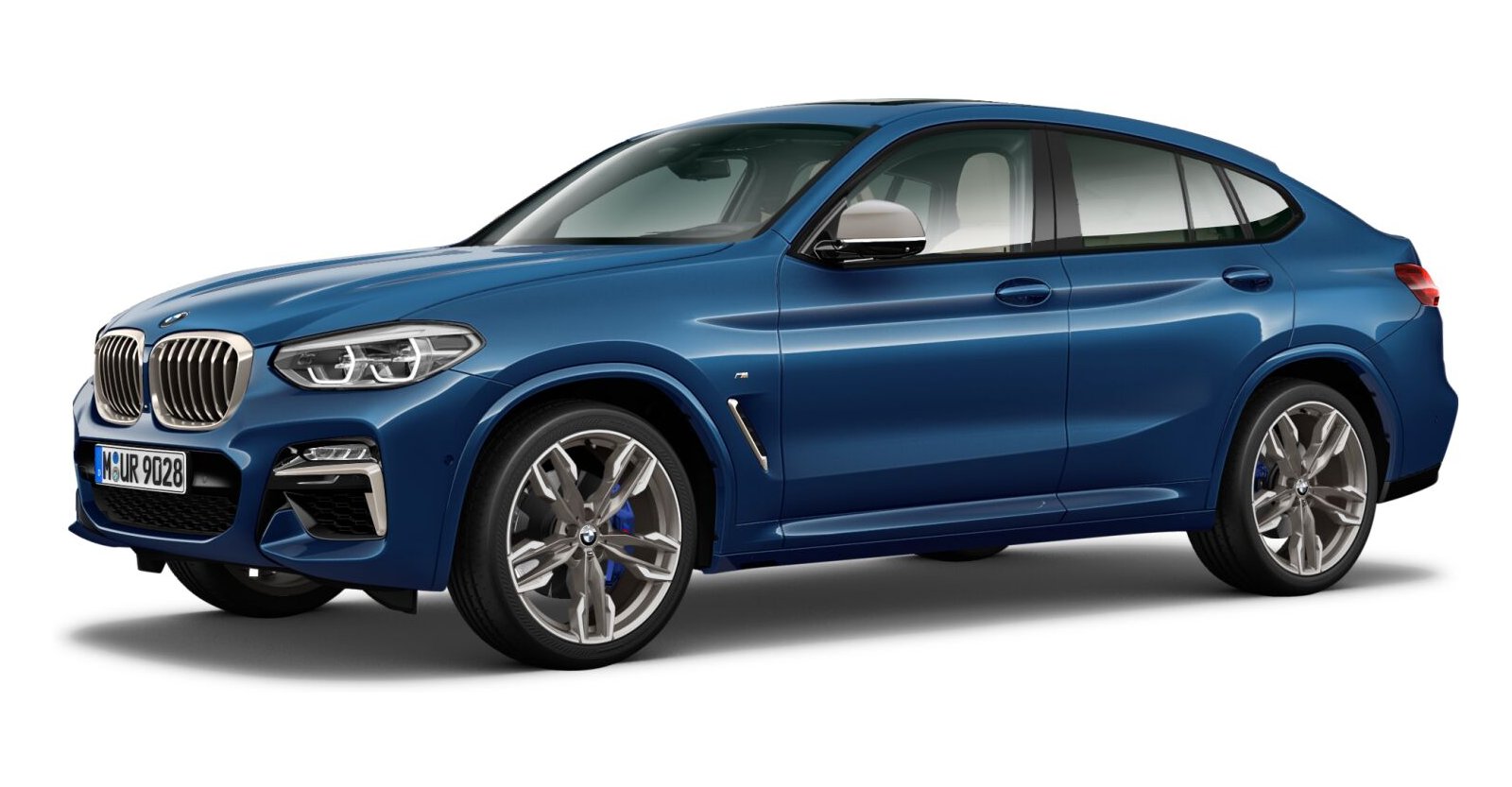 BMW BMW X in Blau von vorne