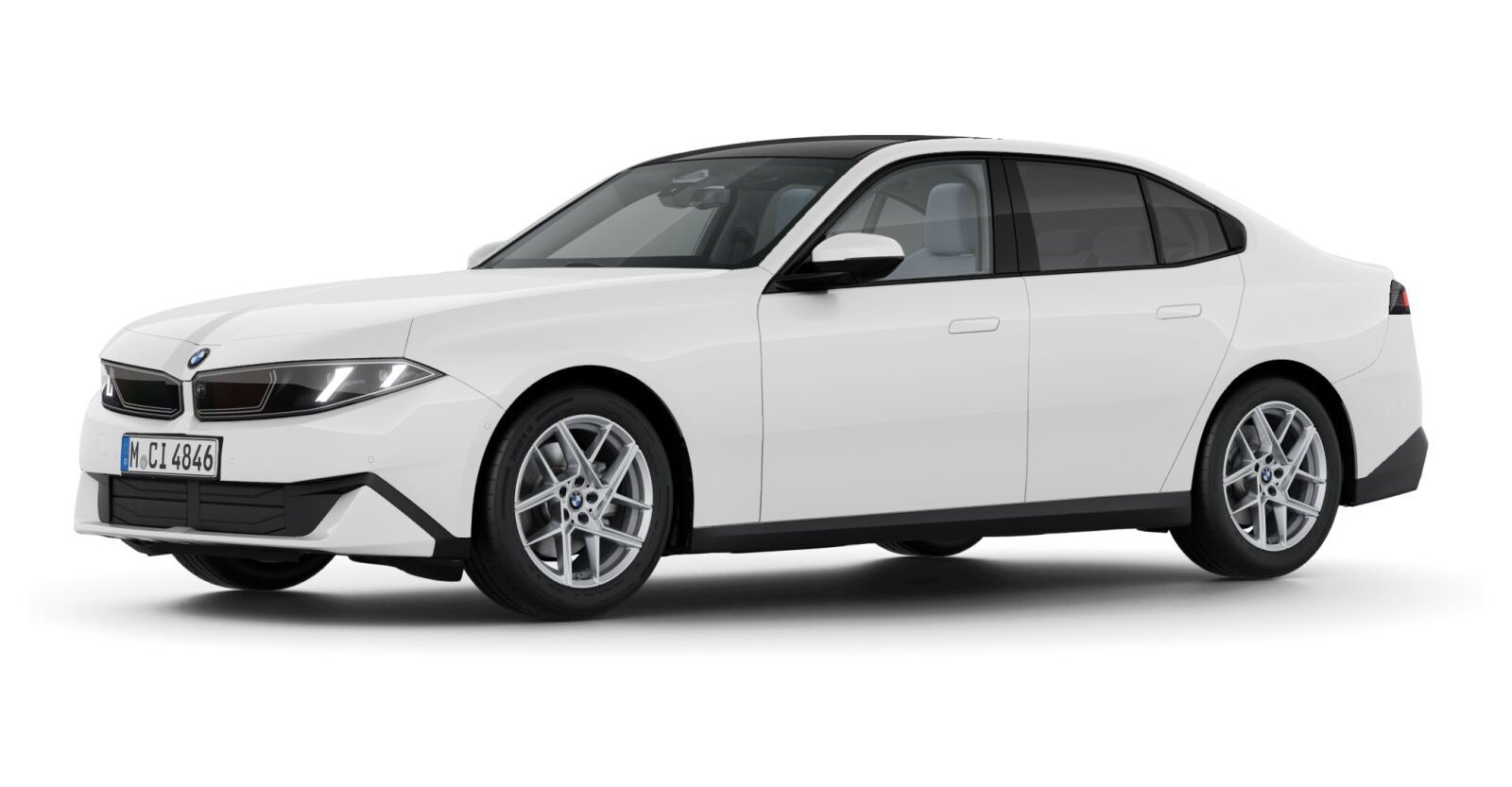 BMW BMW 3er in Weiß von vorne