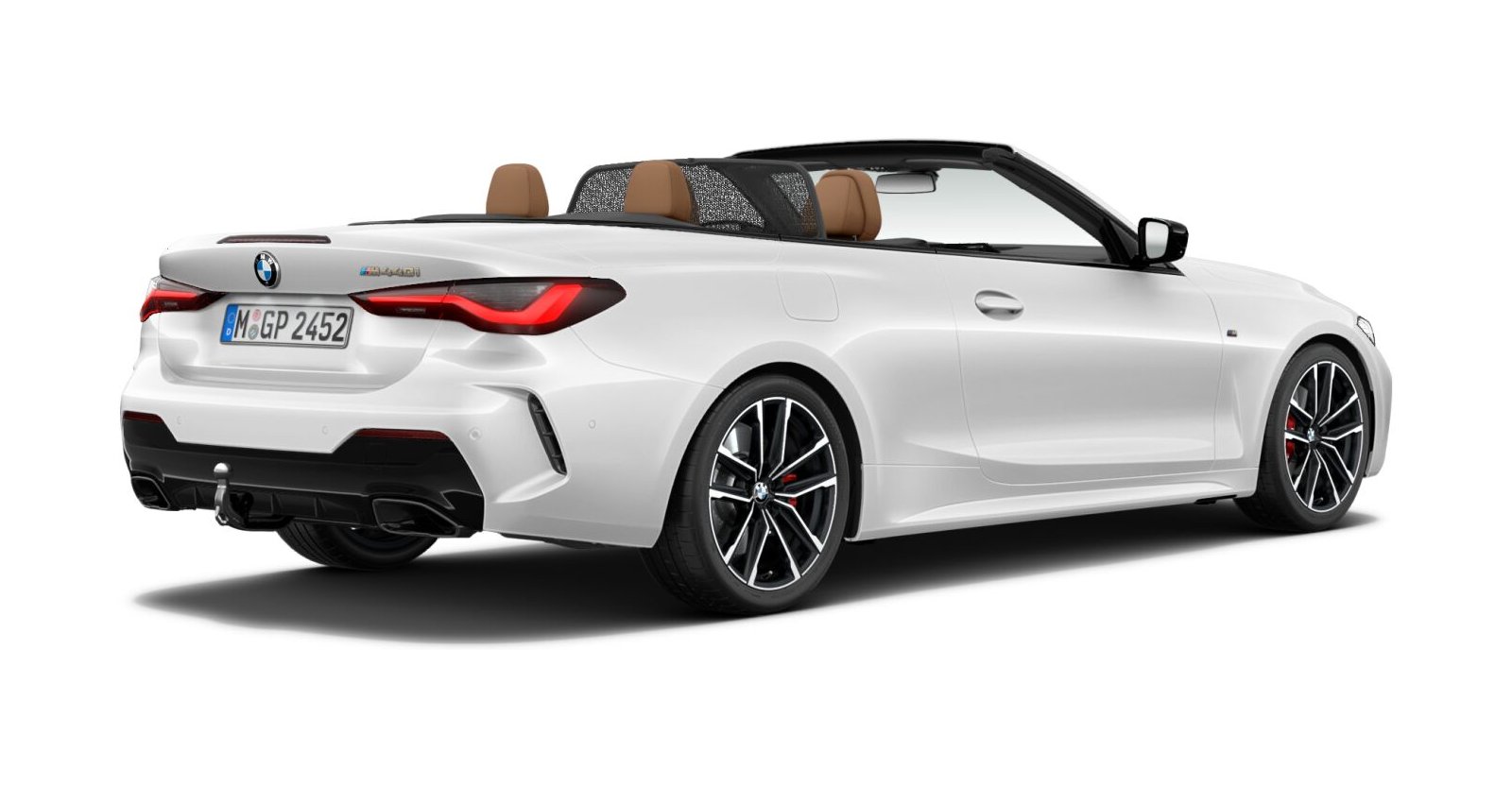 BMW BMW 4er in Weiß von hinten