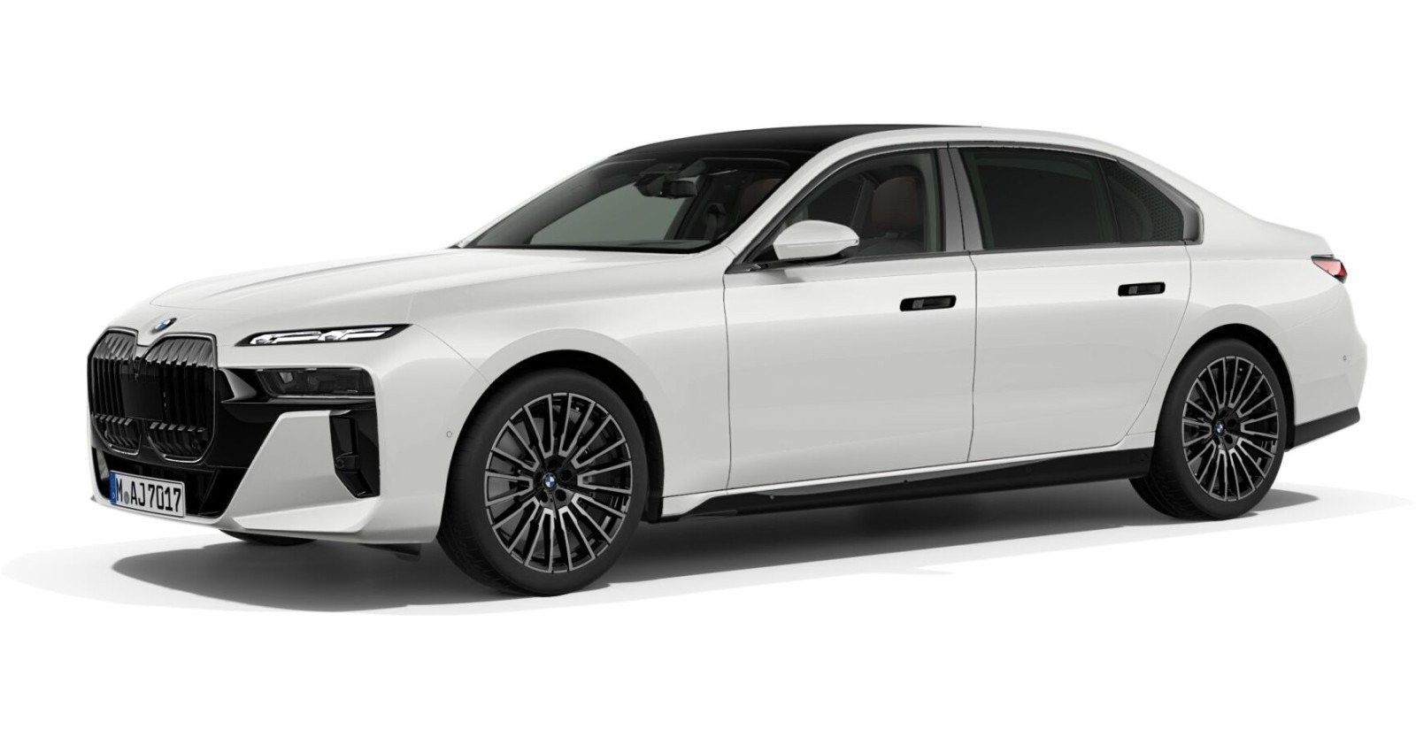 BMW BMW 7er in Weiß von vorne BMW BMW 7er in Weiß von vorne