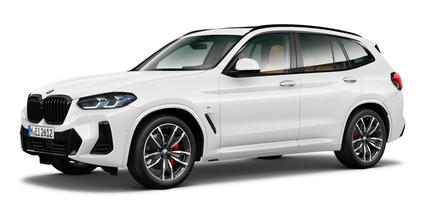 BMW BMW X in Weiß von vorne BMW BMW X in Weiß von vorne