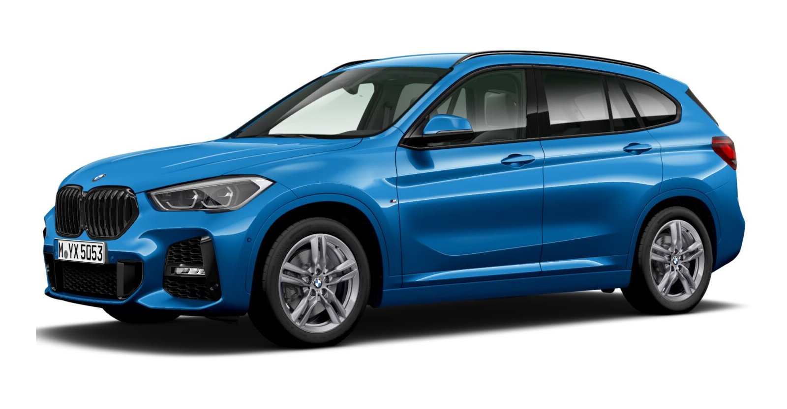 BMW BMW X in Blau von vorne BMW BMW X in Blau von vorne