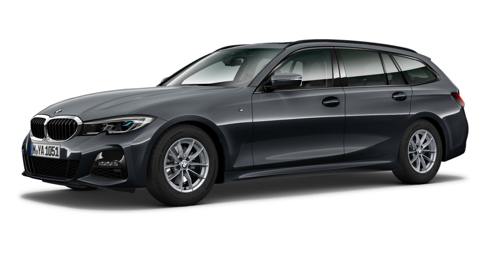 BMW BMW 3er in Grau von vorne BMW BMW 3er in Grau von vorne