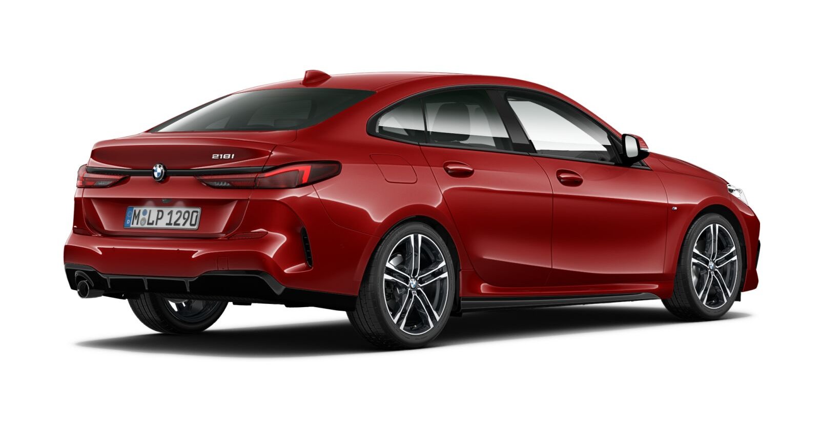 BMW BMW 2er in Rot von hinten