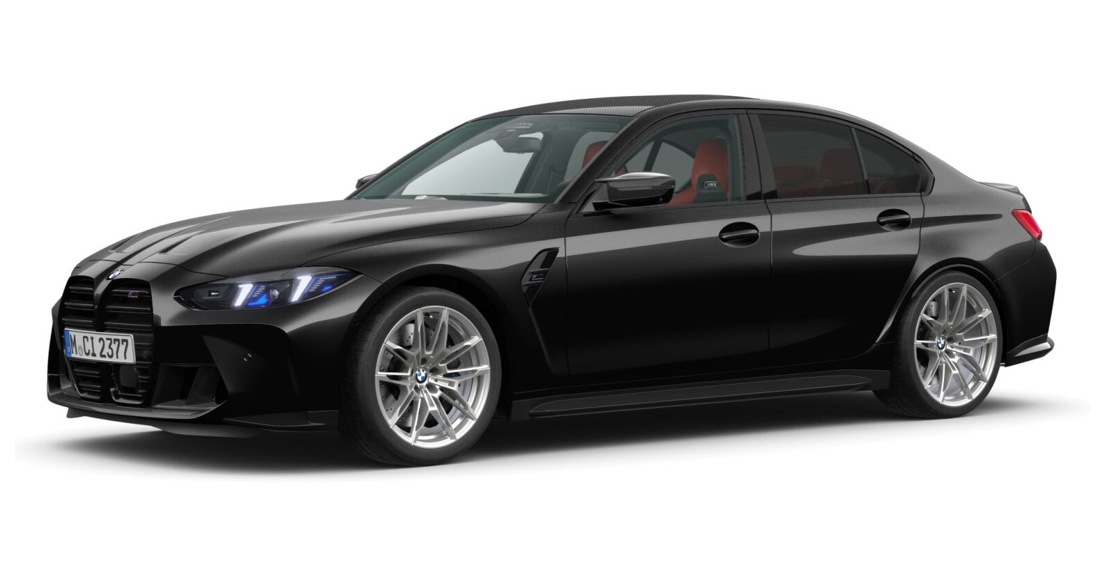 BMW BMW M in Schwarz von vorne BMW BMW M in Schwarz von vorne