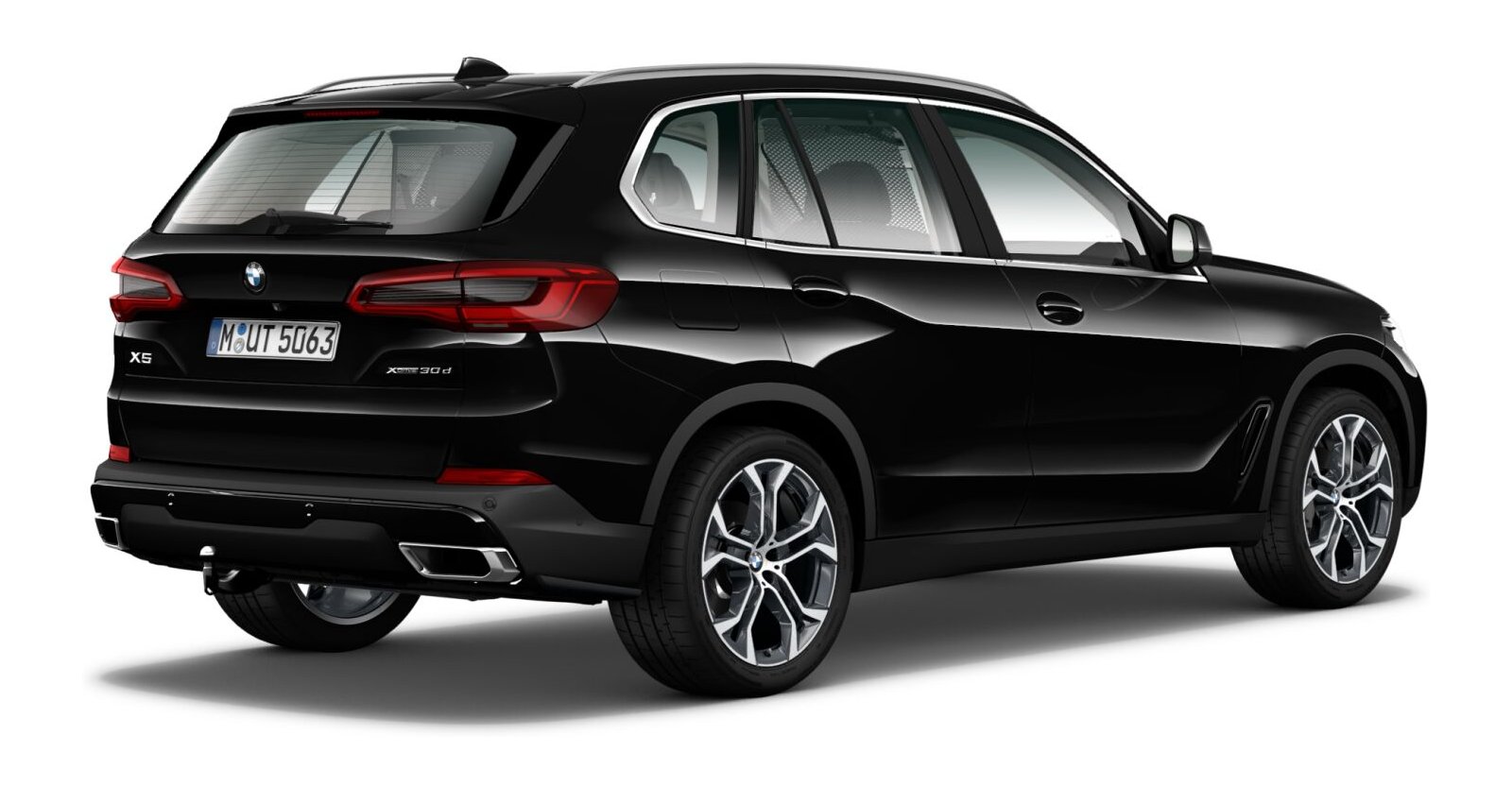 BMW BMW X in Schwarz von hinten BMW BMW X in Schwarz von hinten