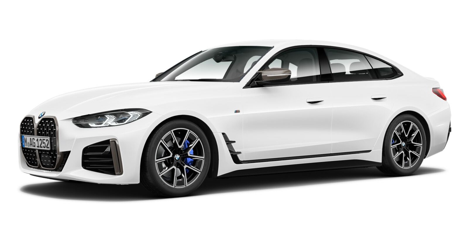 BMW BMW 4er in Weiß von vorne BMW BMW 4er in Weiß von vorne