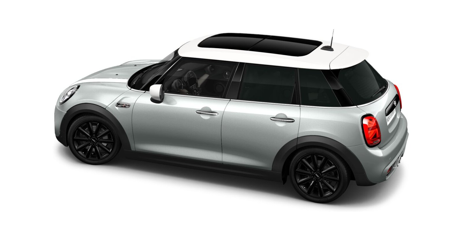MINI MINI 5-Türer in Silber von hinten