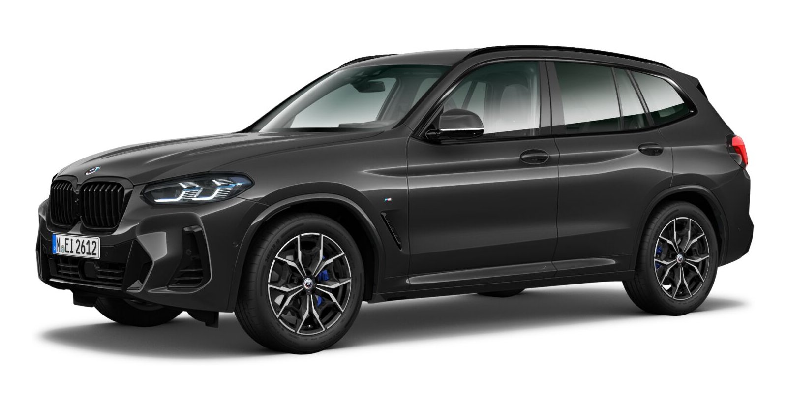 BMW X3 xDrive 30d in Grau von vorne