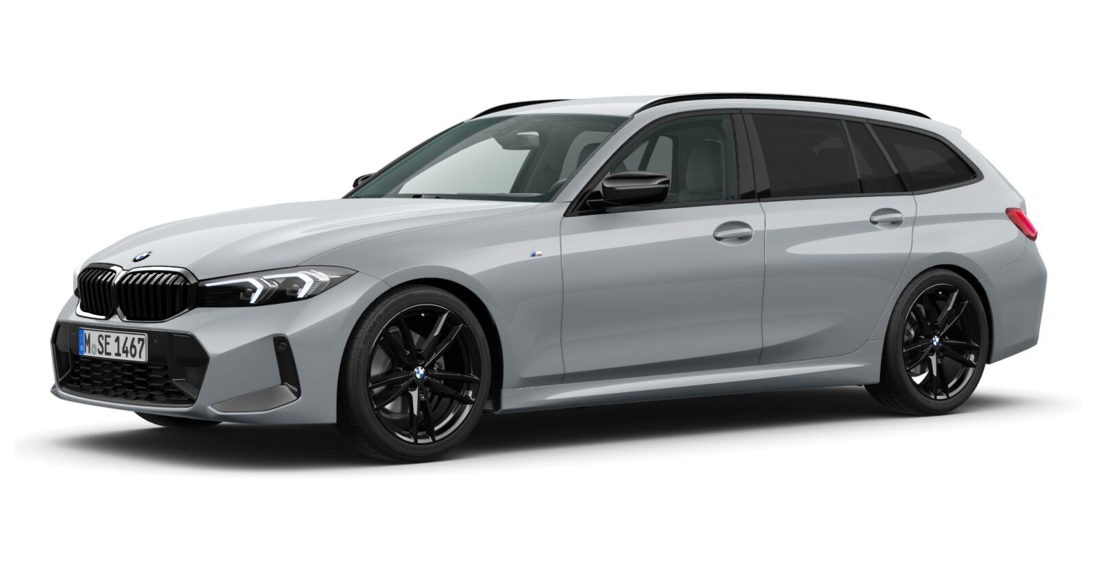 BMW BMW 3er in Grau von vorne BMW BMW 3er in Grau von vorne