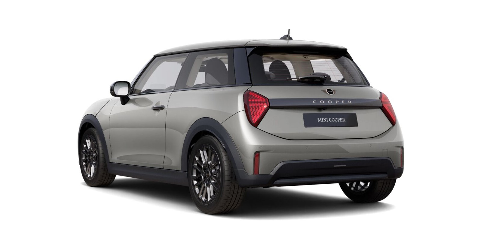 MINI MINI 3-Türer in Silber von hinten