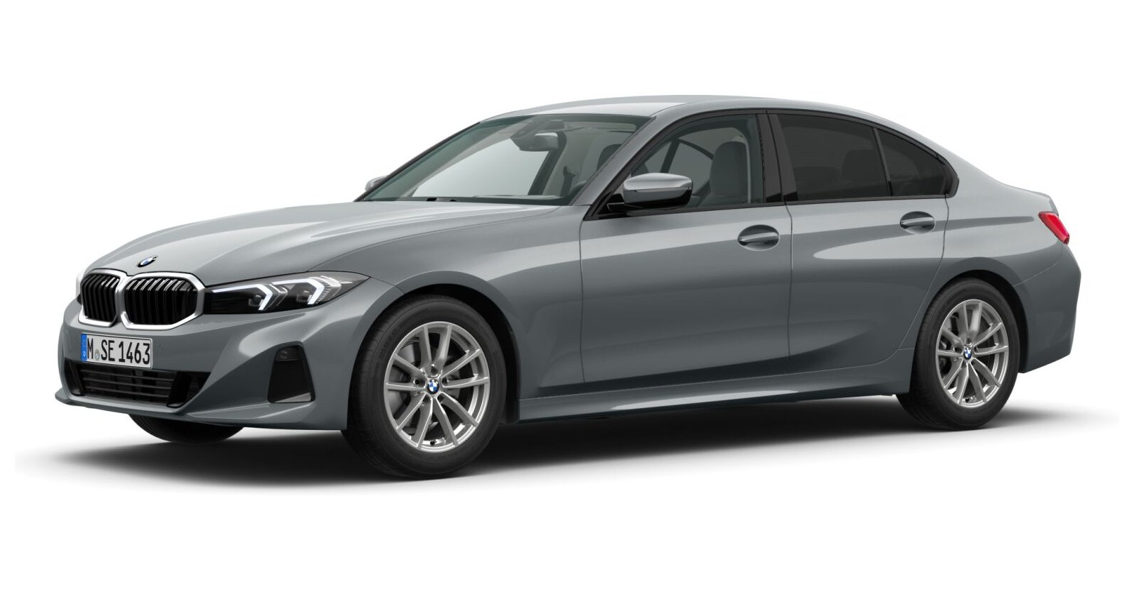 BMW BMW 3er in Grau von vorne BMW BMW 3er in Grau von vorne