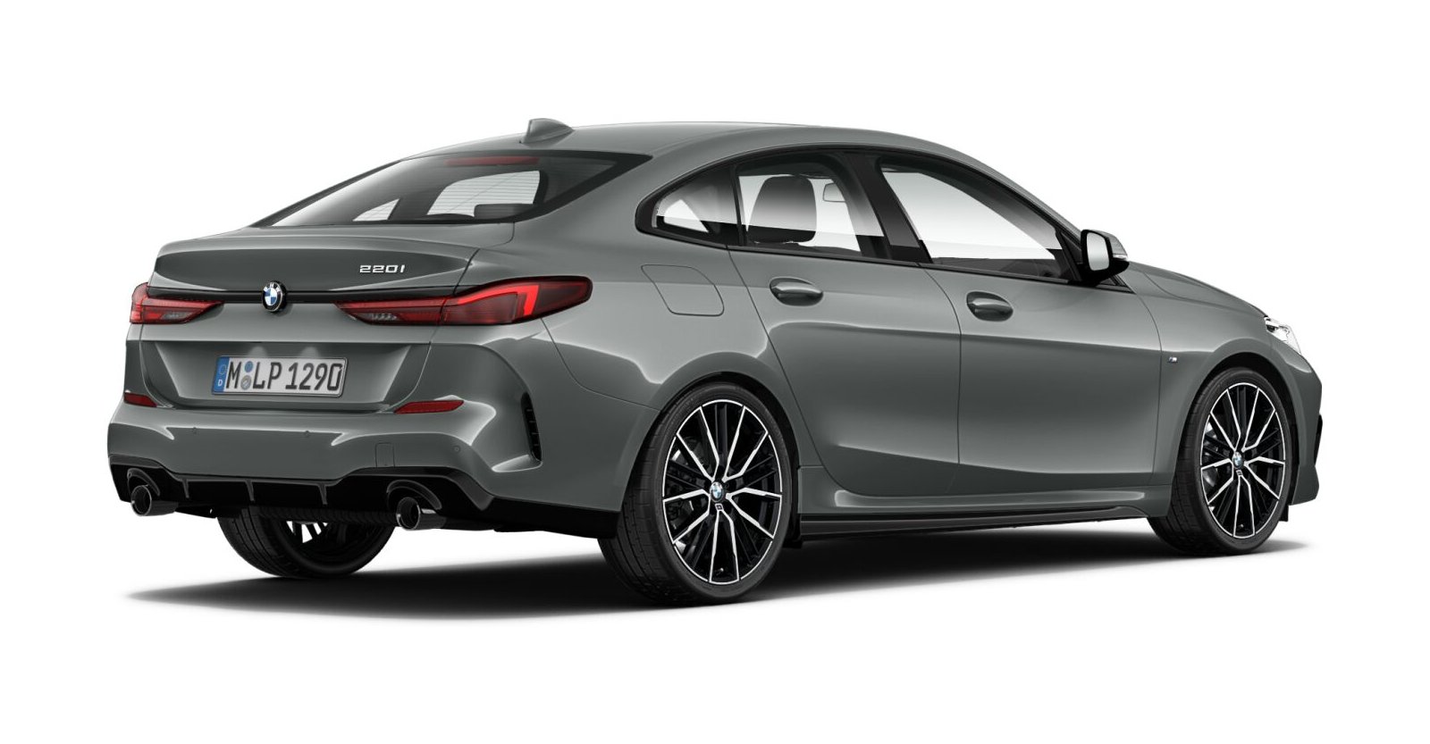 BMW BMW 2er in Grau von hinten