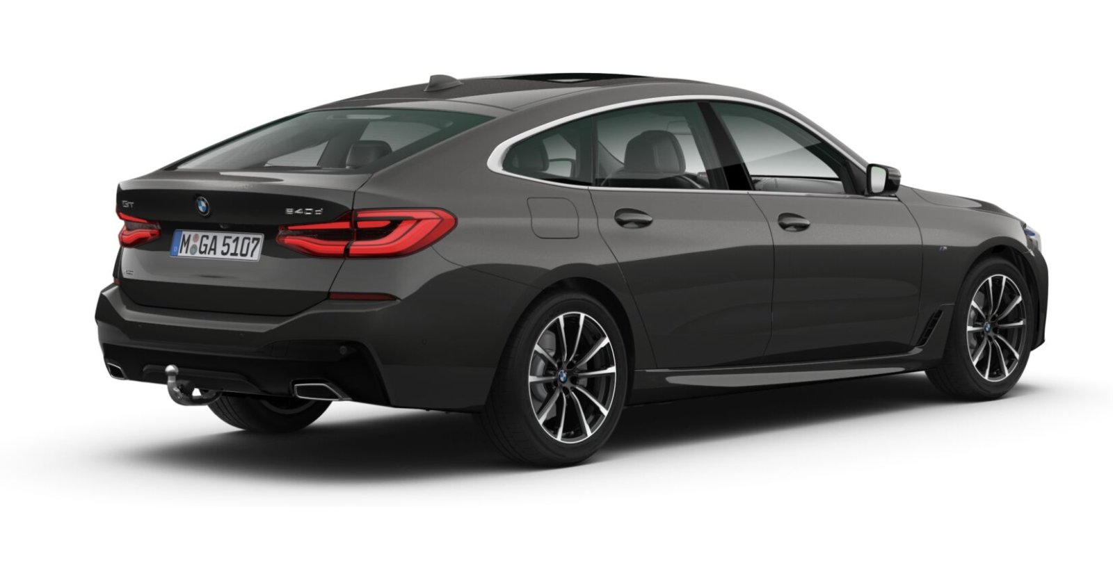 BMW BMW 6er in Grau von hinten
