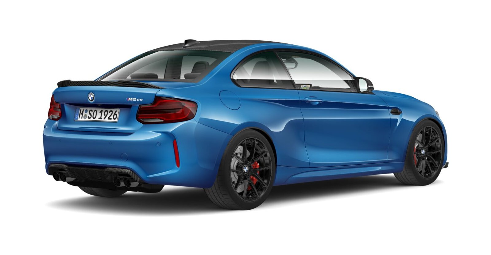 BMW BMW M in Blau von hinten BMW BMW M in Blau von hinten