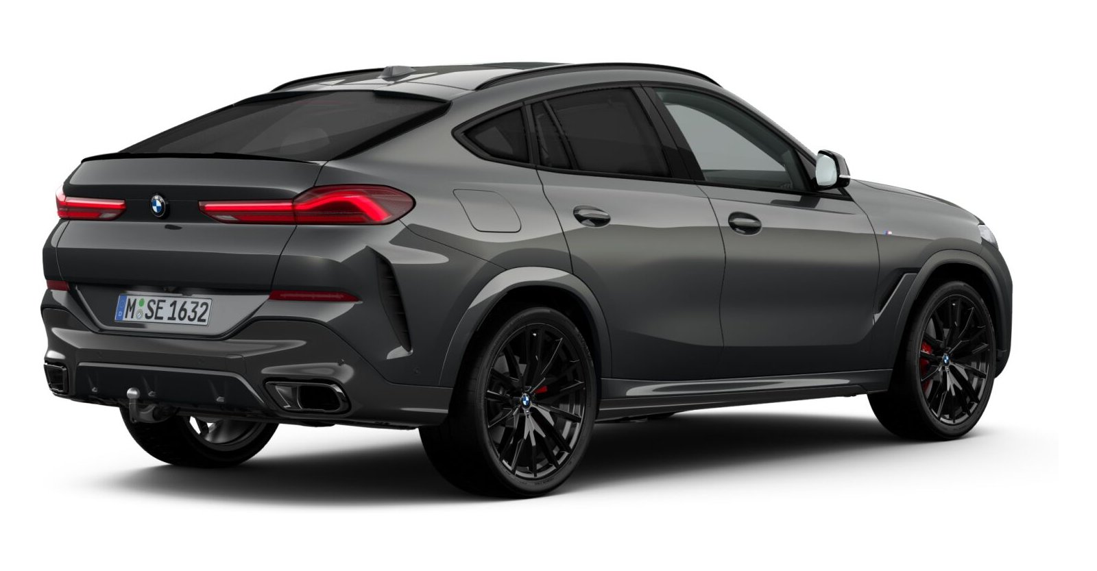 BMW BMW X in Grau von hinten