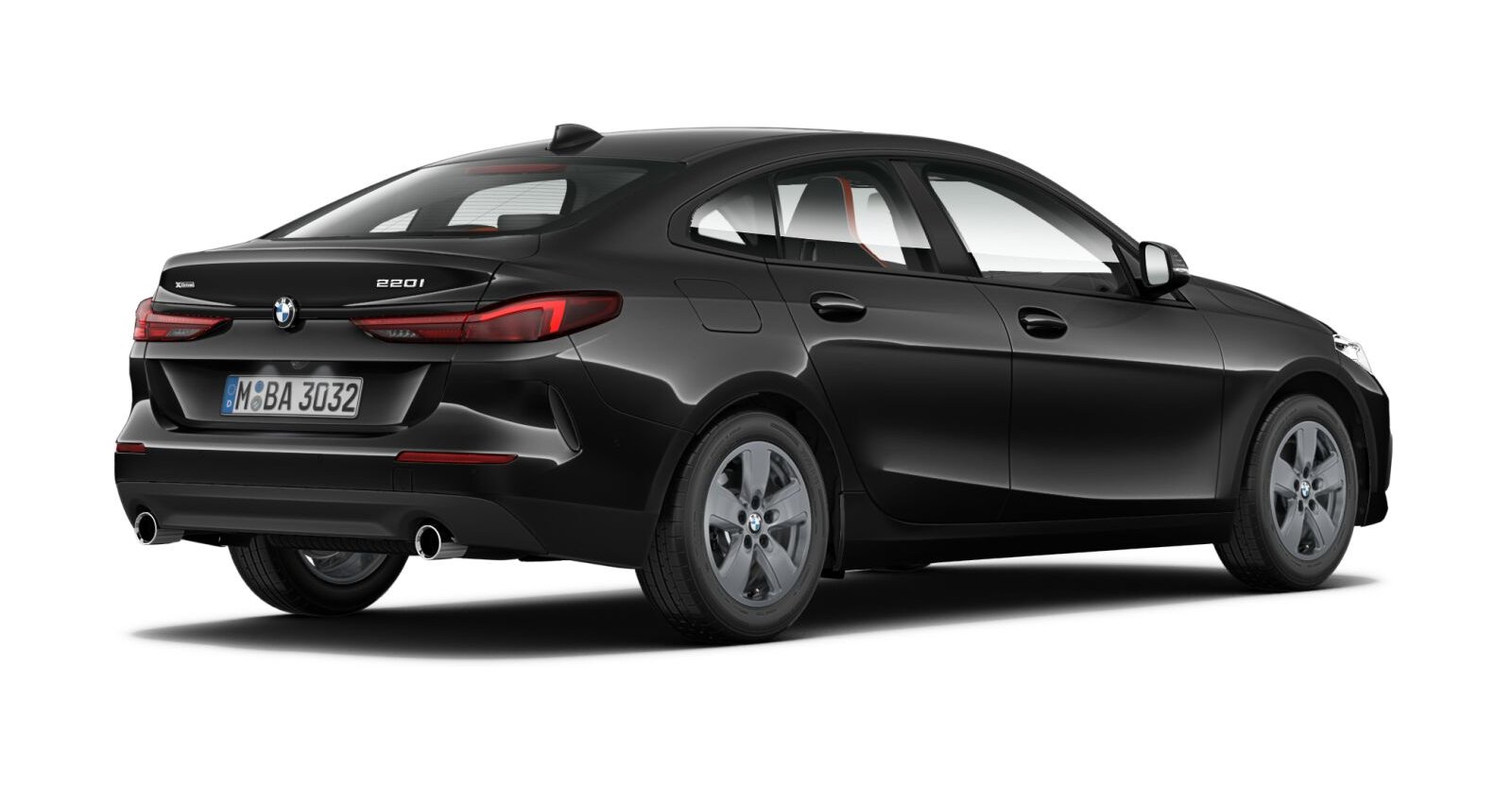 BMW BMW 2er in Schwarz von hinten BMW BMW 2er in Schwarz von hinten