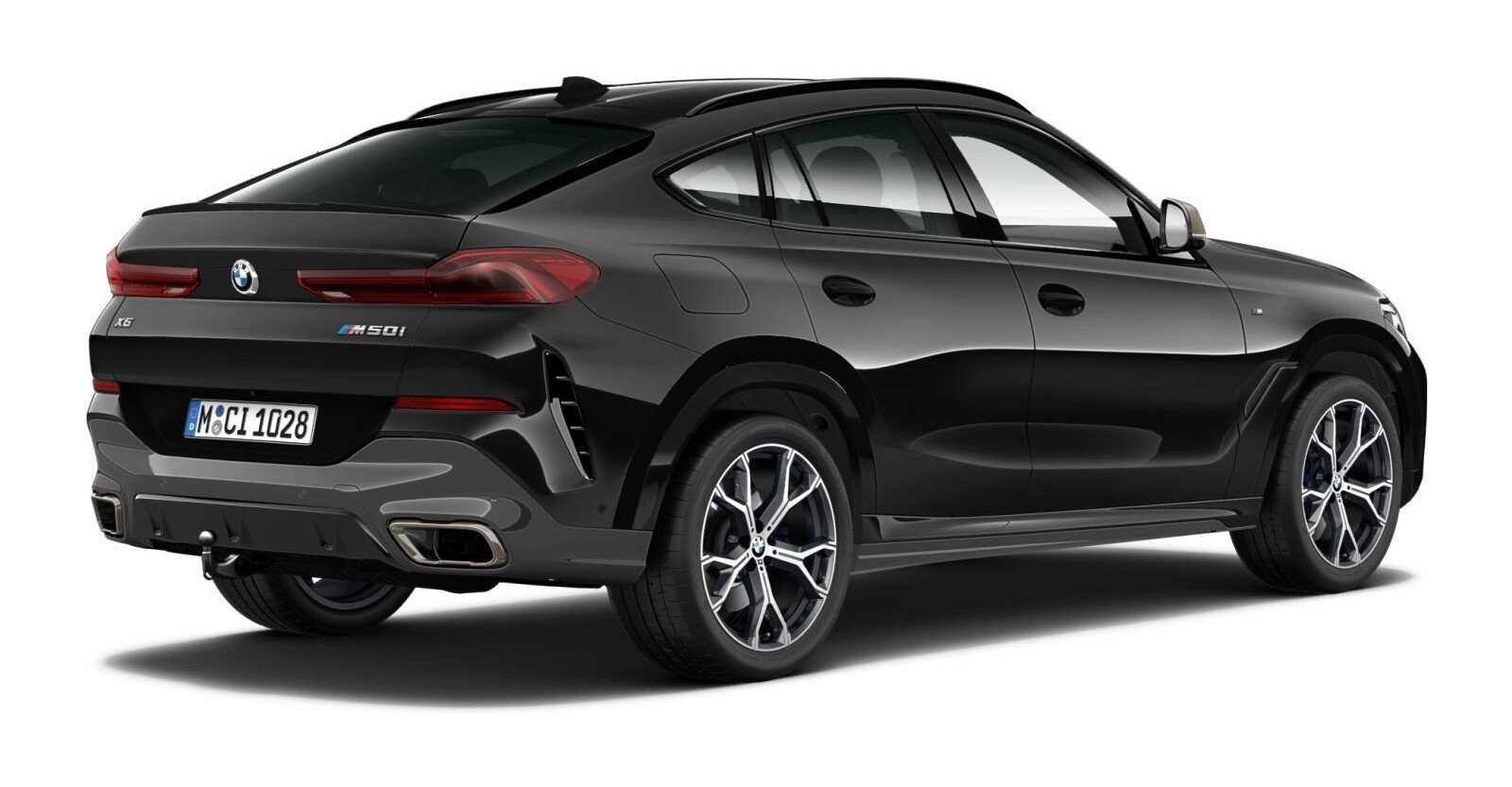 BMW BMW X in Schwarz von hinten BMW BMW X in Schwarz von hinten