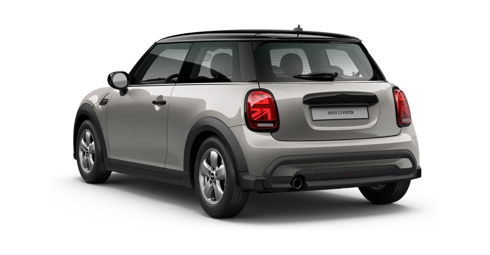 MINI MINI 3-Türer in Silber von hinten MINI MINI 3-Türer in Silber von hinten