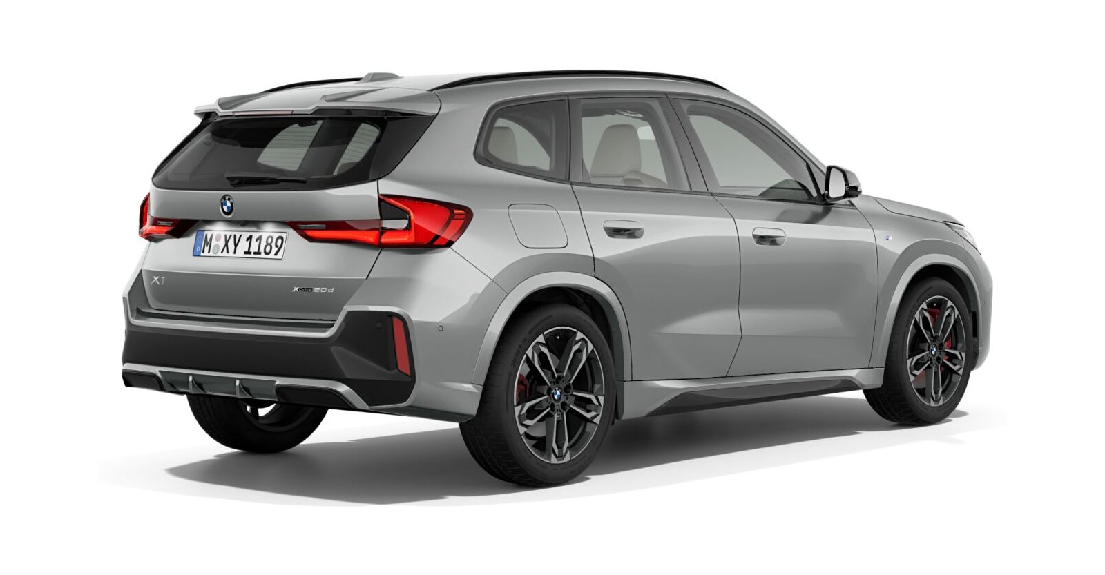BMW BMW X in Grau von hinten BMW BMW X in Grau von hinten