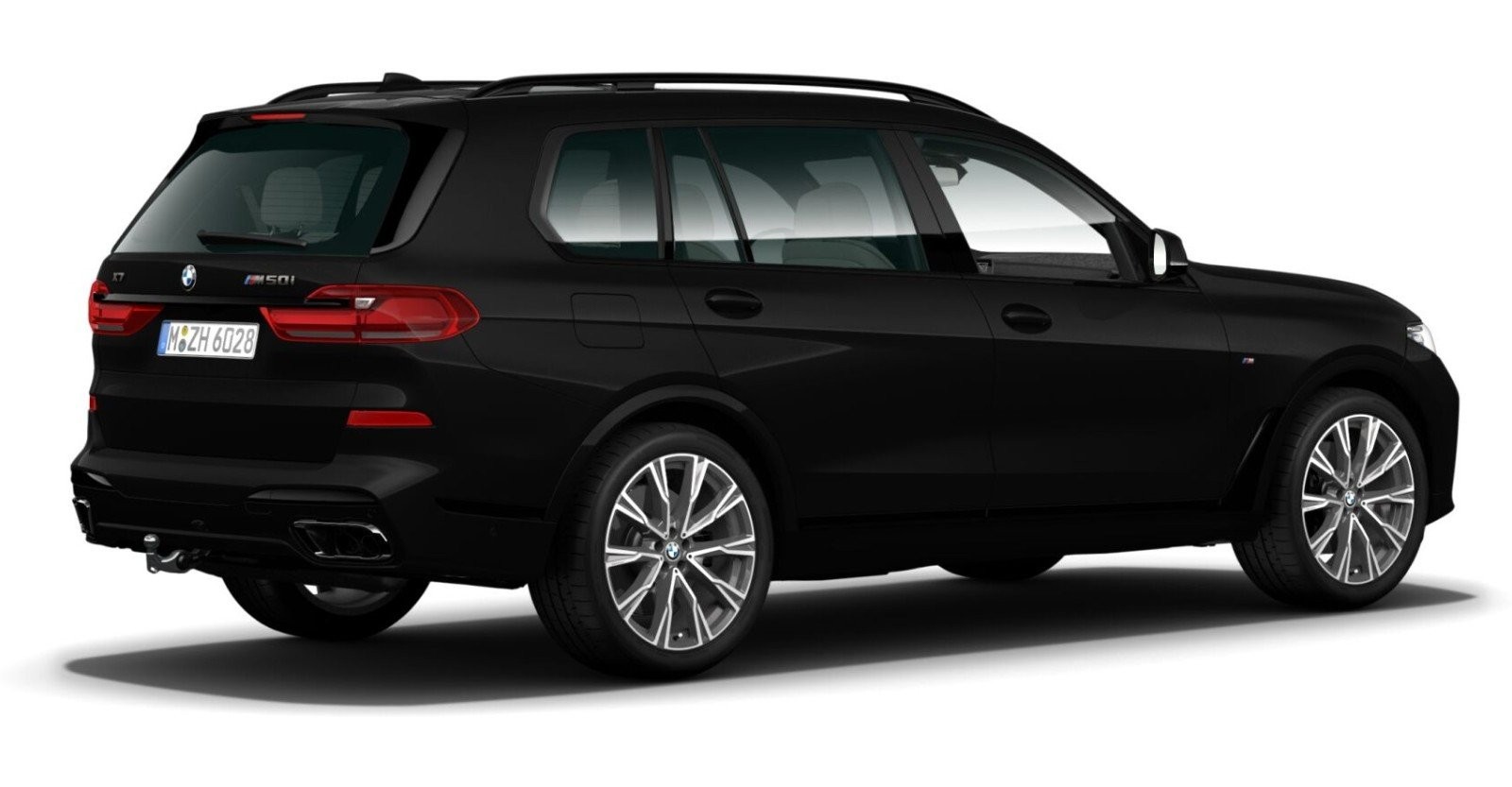 BMW BMW X in Schwarz von hinten BMW BMW X in Schwarz von hinten
