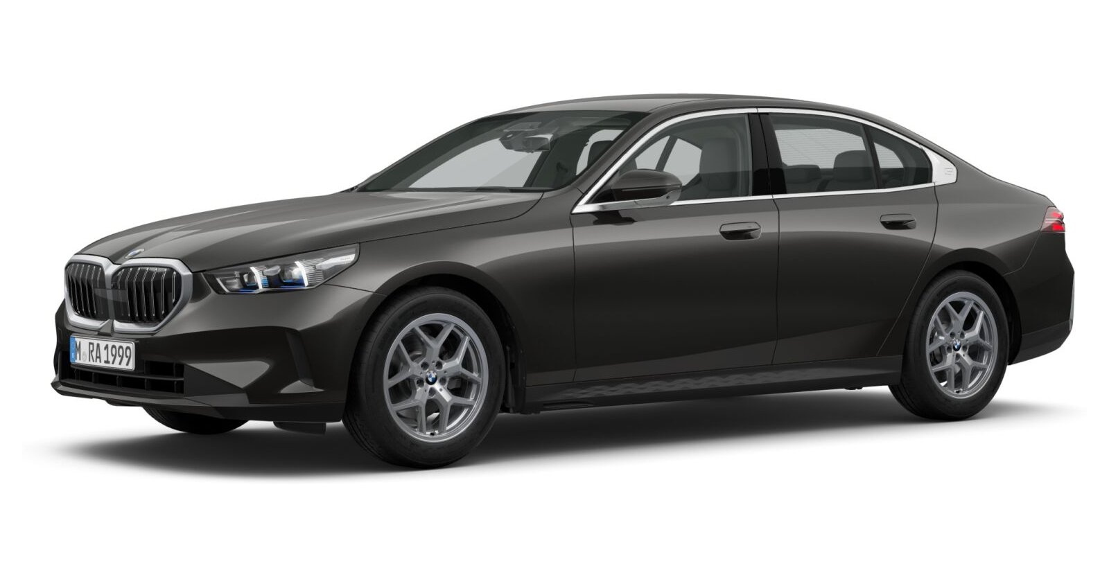 BMW 520i Limousine in Grau von vorne