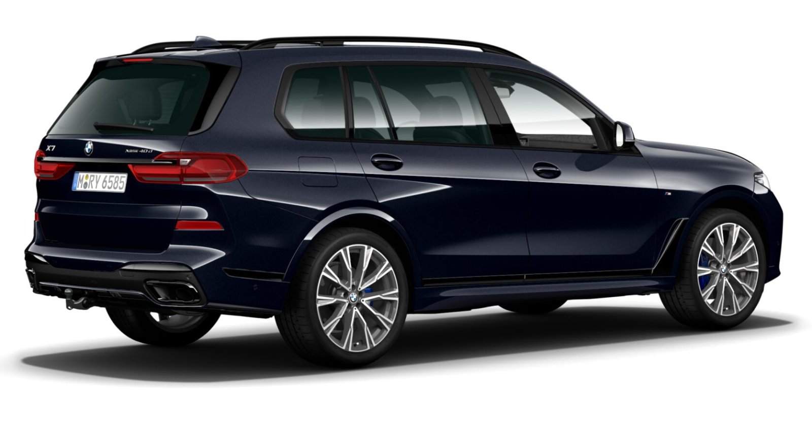 BMW BMW X in Schwarz von hinten BMW BMW X in Schwarz von hinten