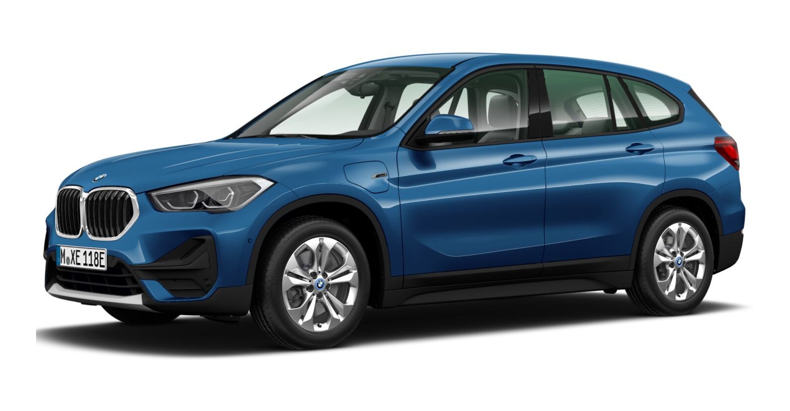 BMW BMW X in Blau von vorne BMW BMW X in Blau von vorne