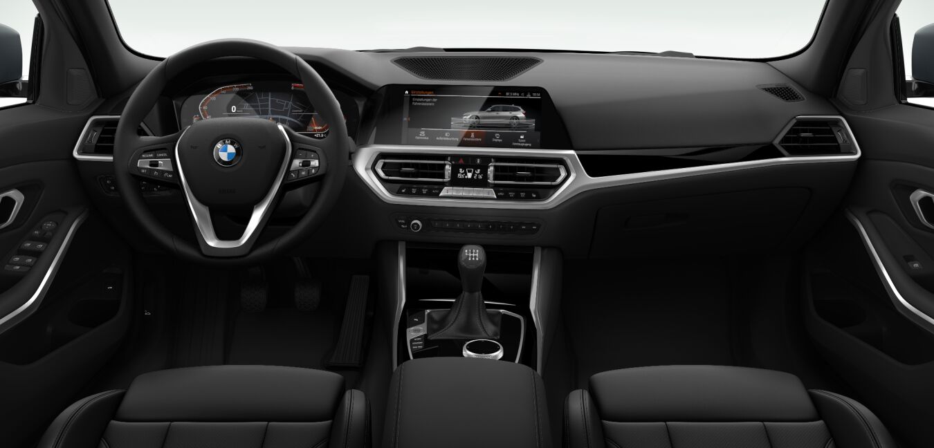 BMW BMW 3er im Innenraum von vorne