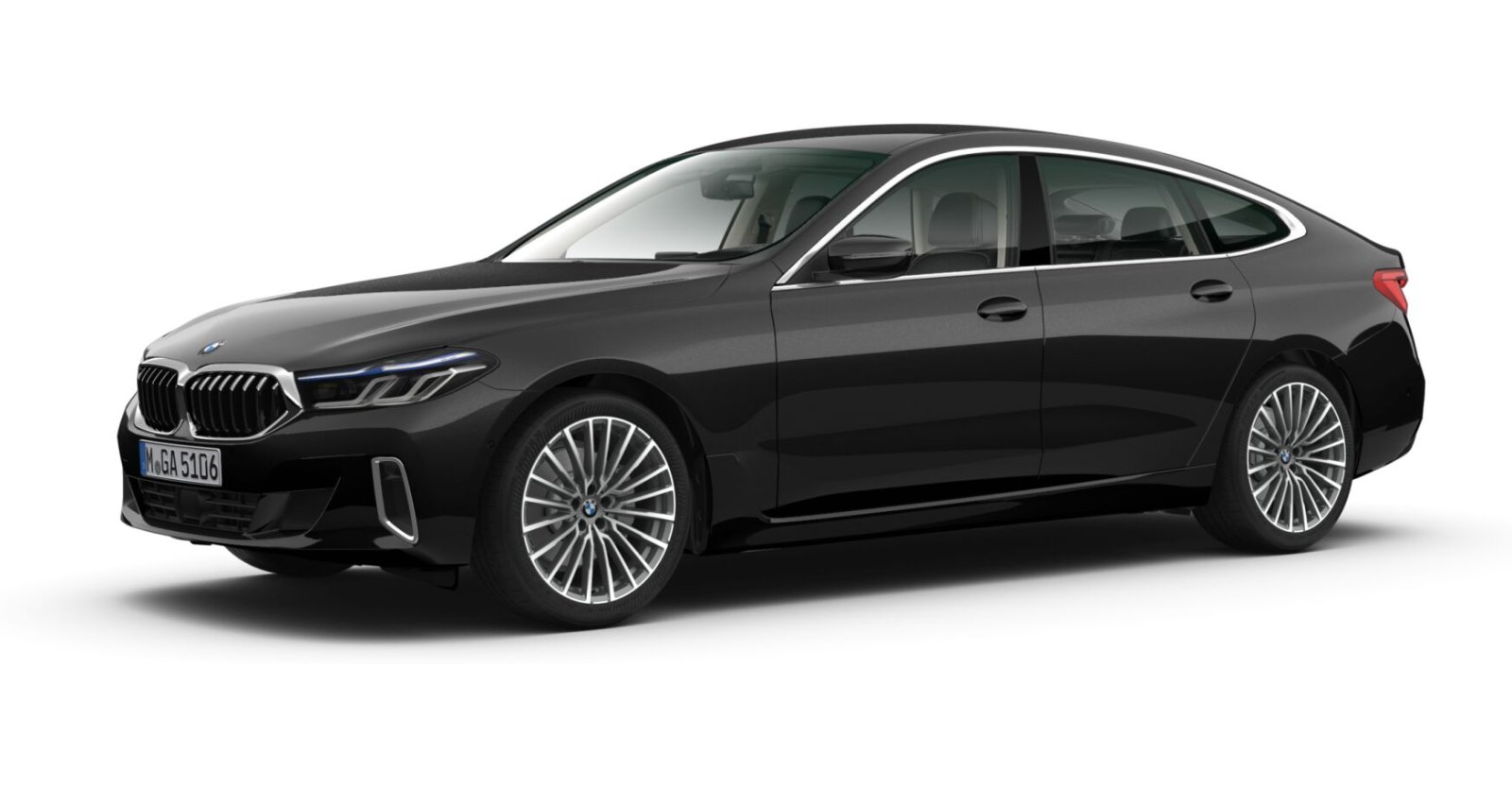 BMW BMW 6er in Schwarz von vorne