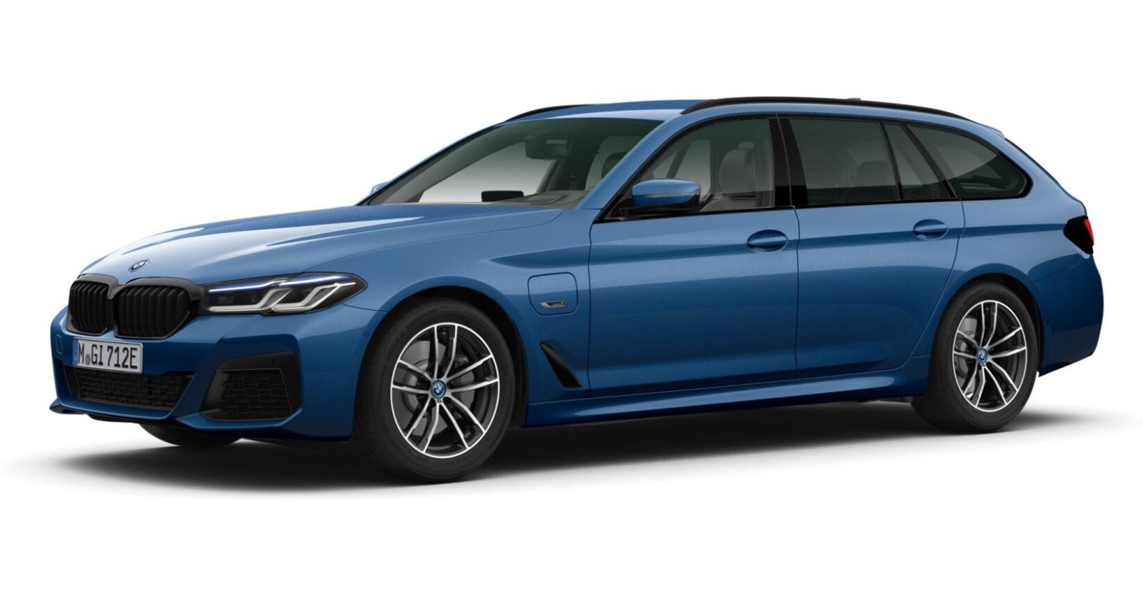 BMW BMW 5er in Blau von vorne BMW BMW 5er in Blau von vorne
