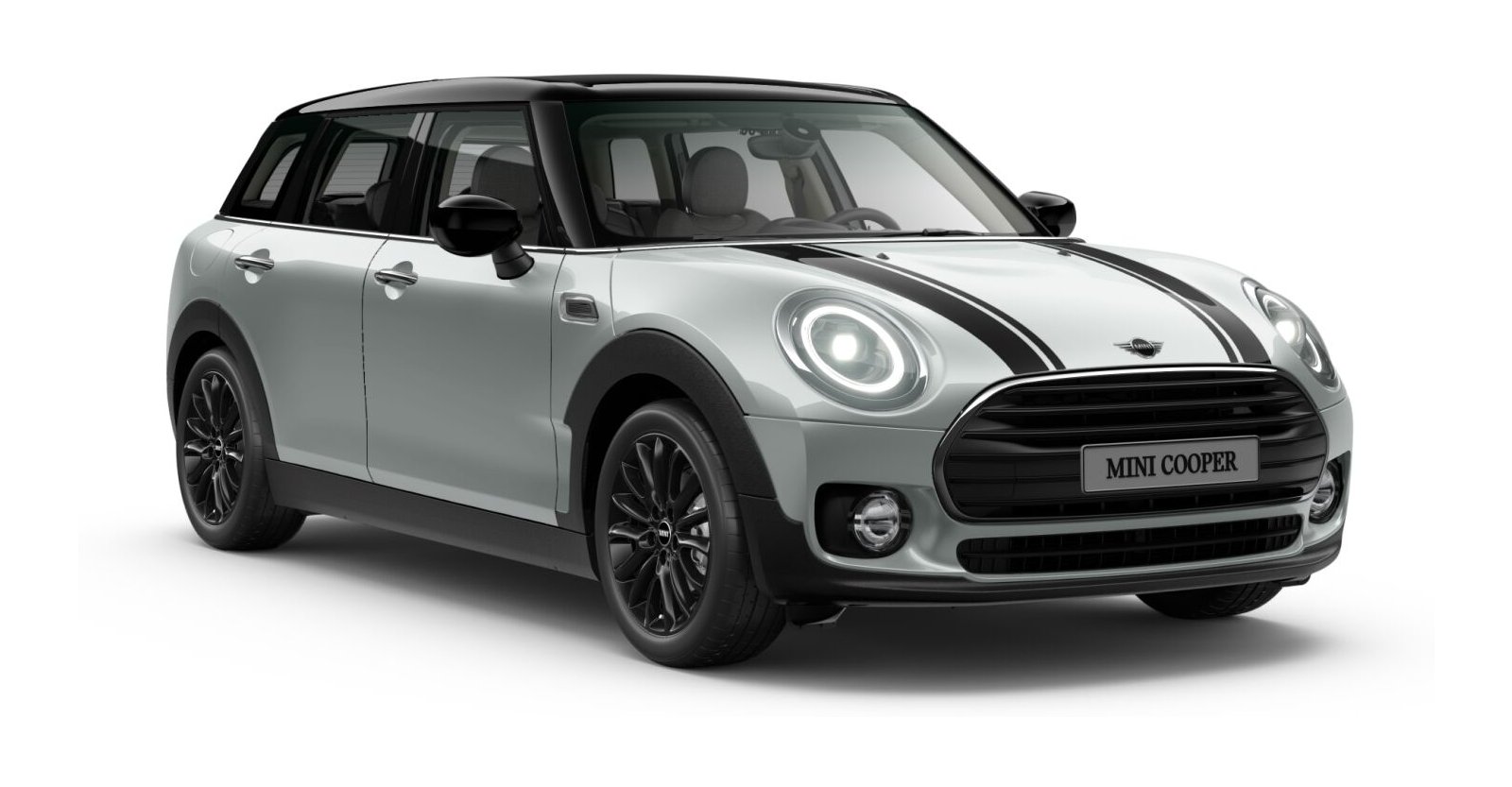 MINI Cooper Clubman in Silber von vorne