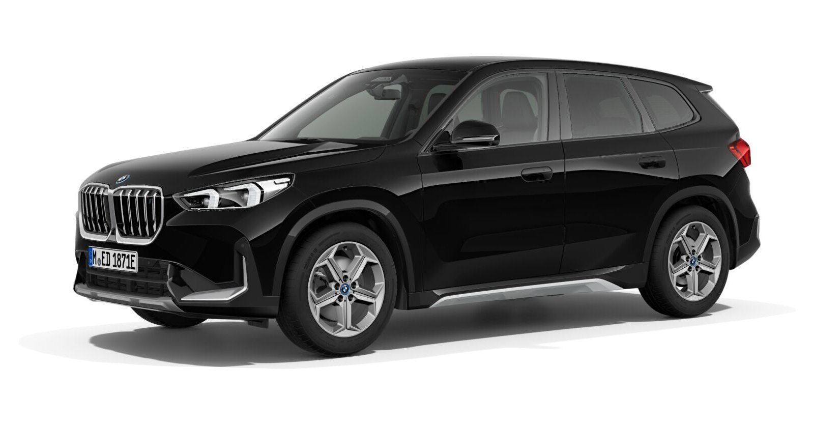 BMW BMW I in Schwarz von vorne BMW BMW I in Schwarz von vorne