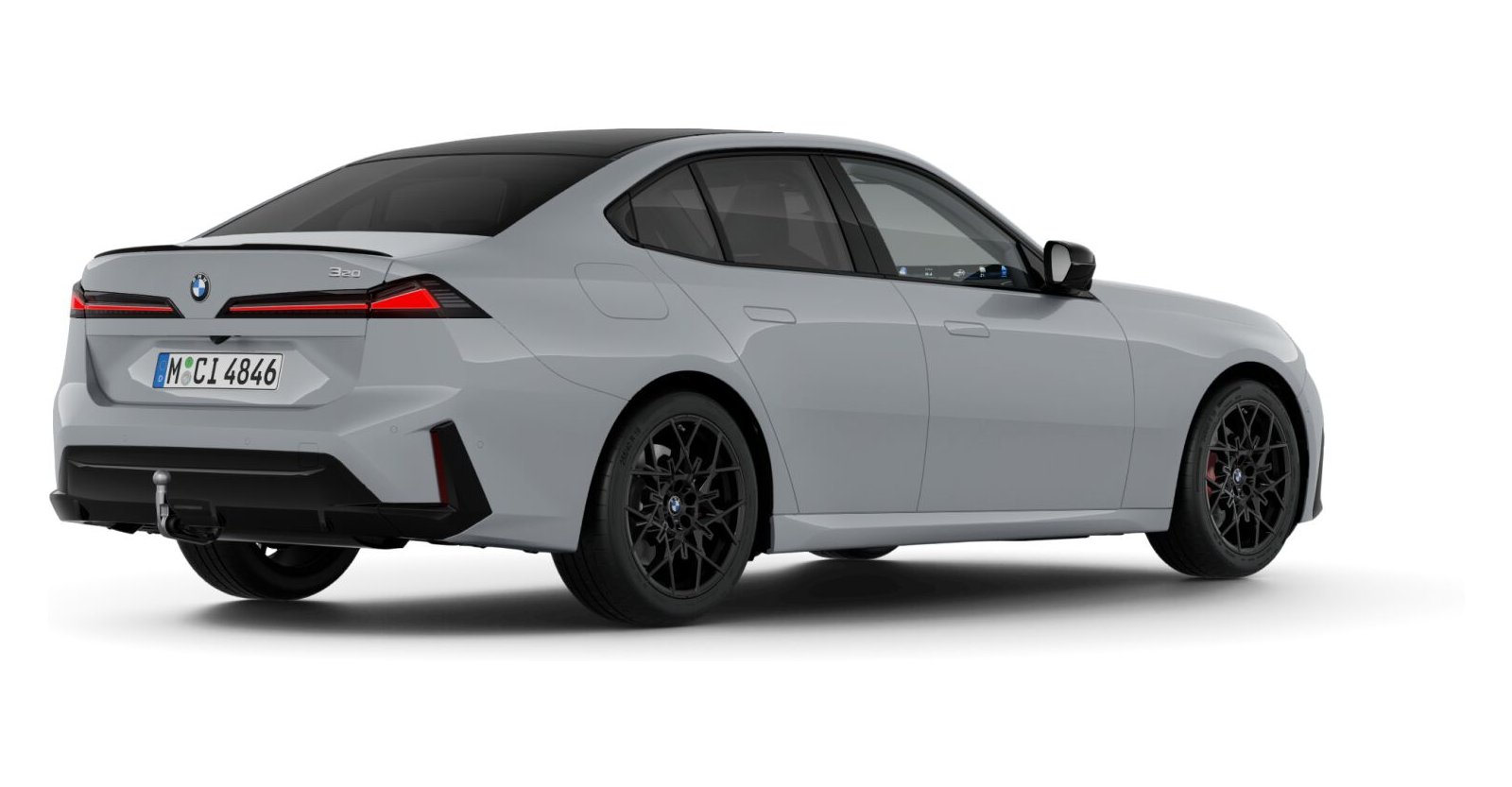 BMW BMW 3er in Grau von hinten