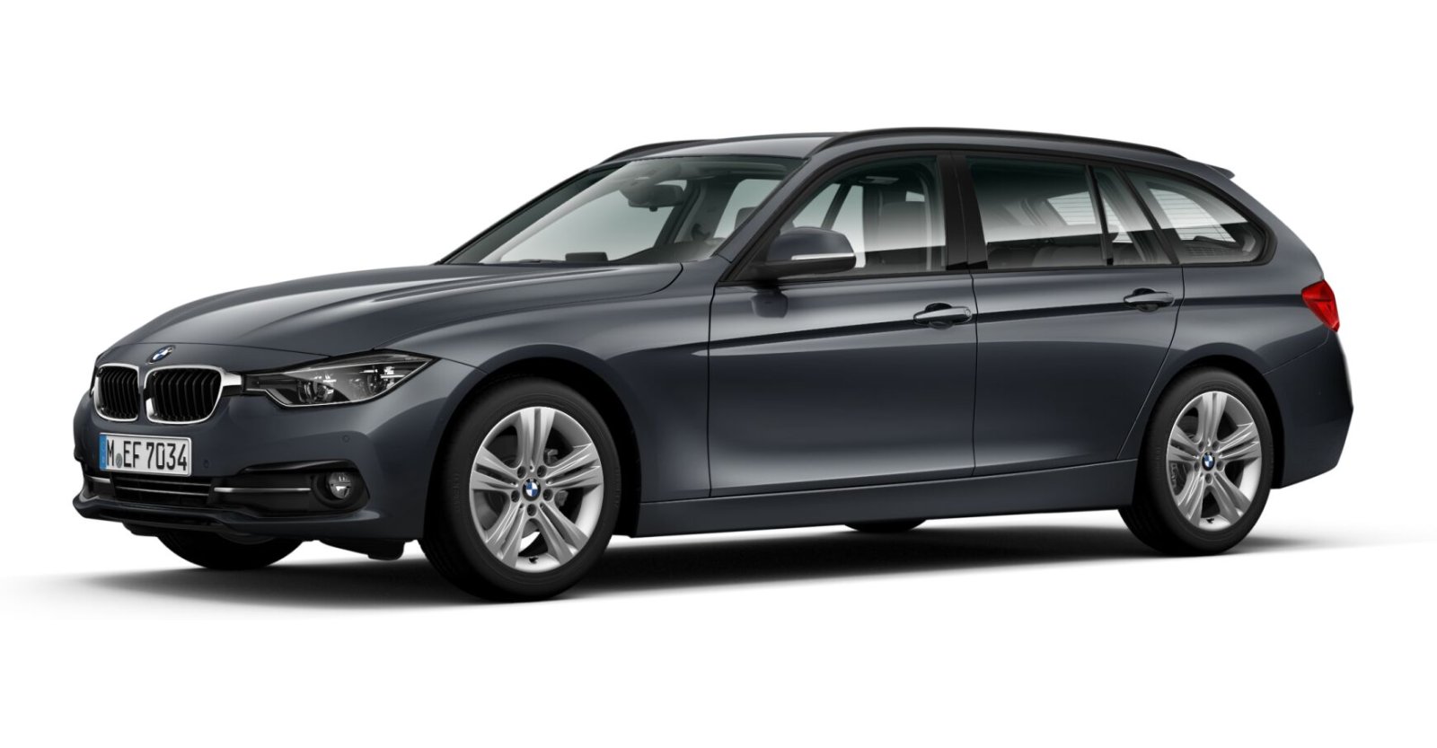 BMW BMW 3er in Grau von vorne
