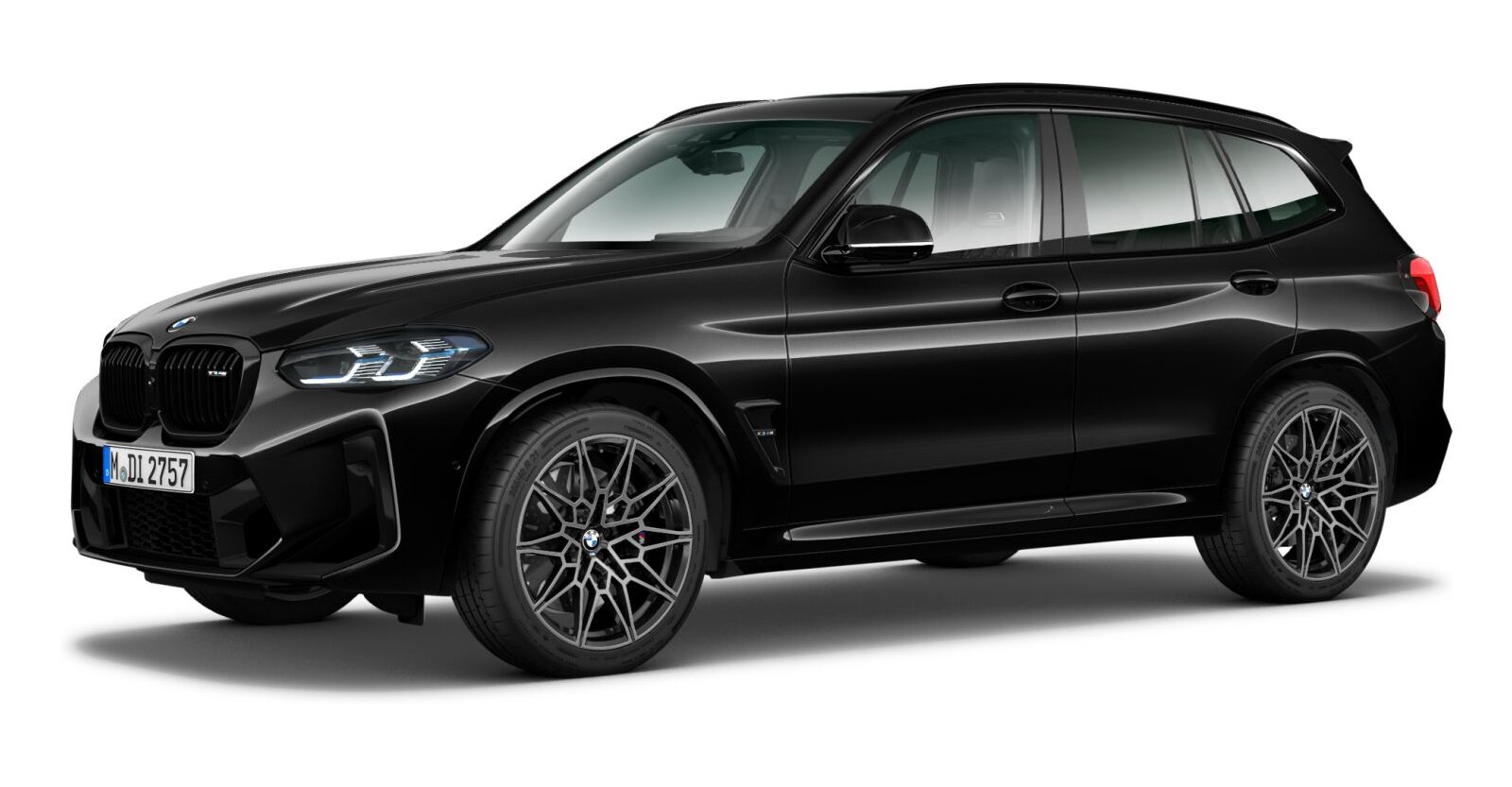 BMW BMW M in Schwarz von vorne